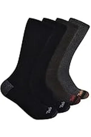 Timberland 4-Pack Comfort Crew Socks Calcetines Casuales, , L para Hombre