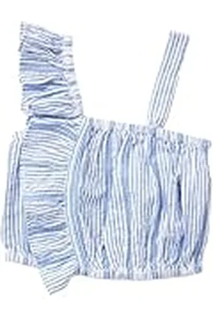 Benetton Top 5vbxch005 Camisa, , 140 cm para Niñas