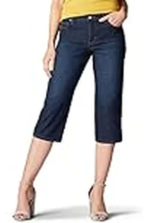 Lee Pantalon Capri Relaxed Fit Jeans, , 46 para Mujer