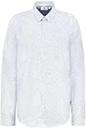 Garcia Shirt Long Sleeve Hemd, White, XL Men
