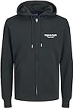 JACK & JONES JACK&JONES PLUS Jorvesterbro Sudadera con Cremallera Noos Pls Capucha, , 3XL Grandes para Hombre