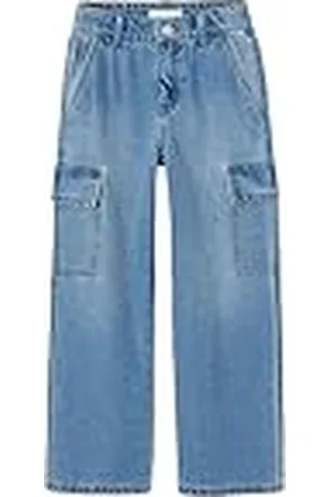 NAME IT NKFROSE HW Wide Cargo Jeans 6190-BS Noos Cuerpo de Manga Larga, , 176 para Niñas
