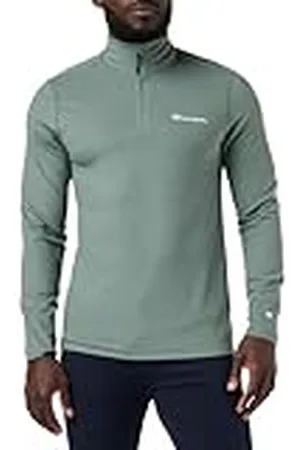 Champion Legacy Micro Polar Fleece-Camiseta con Logotipo de Media Cremallera Sudadera, , S para Hombre