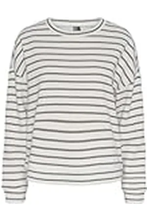 Pieces® Pcchilli LS Sweat Stripes Noos Sudadera, , M para Mujer