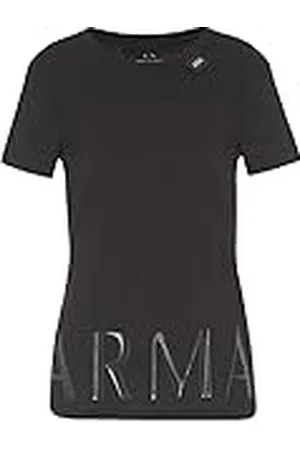 Armani Exchange Cotton Jersey Shiney Armani Logo tee Camiseta, , XS Mujeres