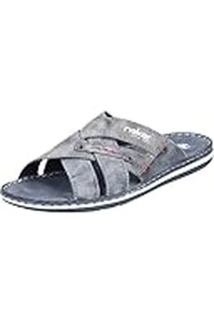 Rieker Frühjahr/Sommer 21062, Mules Hombre, Azul (Ocean/Asphalt 15), 40 EU