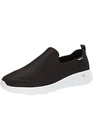 Skechers Go Walk MAX-Athletic Air Mesh Slip on Walking Shoe, Zapatillas para Caminar Hombre, Negro/Blanco, 41 EU