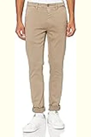 Replay Vaqueros Hombre Zeumar Slim-Fit Hyperflex Hyperchino Color X-Lite con Stretch, Beige , 33W / 32L