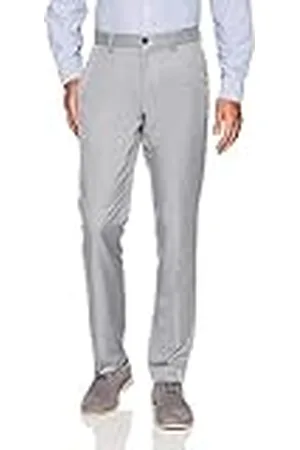 Amazon Pantalón De Vestir De Corte Estrecho con Parte Delantera Plana Hombre, , 38W / 32L