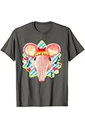 Clangers Tiny Clanger, bonito estampado de cuadros vichy retro Camiseta