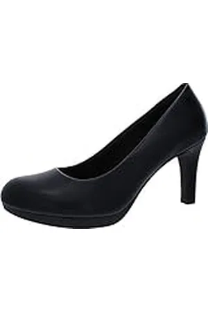 Clarks Adriel Viola, Zapatos de tacón con Punta Cerrada Mujer, Negro (Black Leather), 40 EU
