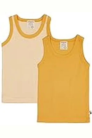 loud + proud Paquete Doble, Acanalado Fino, algodón orgánico y Certificado Gots Camiseta, , 122-128 Unisex niños