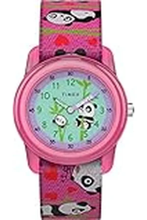 Timex Kids Analog 28mm Elastic Fabric Strap Watch, Reloj de pulsera para Unisex niños
