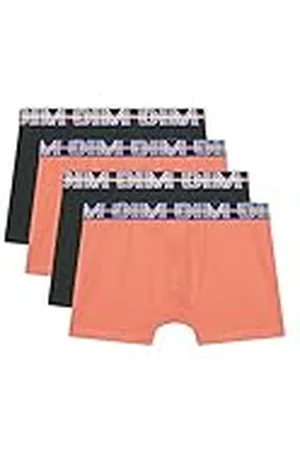 Dim Boxer Eco Coloridos Y Con Logo Cotton Stretch Niños x4, , 14 años