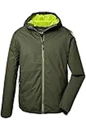 Killtec Hombre Chaqueta funcional con capucha, chaqueta de exterior plegable KOS 258 MN JCKT, , L, 41366-000