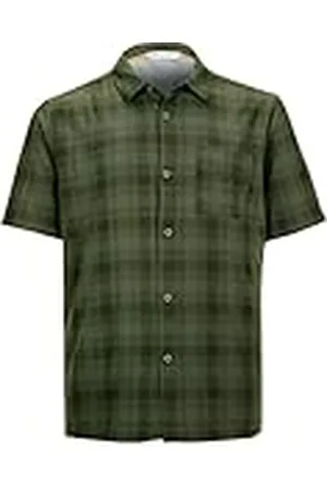Killtec Hombre Camisa Funcional KOS 98 MN WVN SHRT, Oliv, L, 38009-000