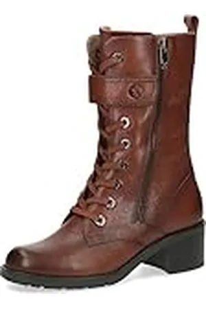 Caprice 9-25103-41, Botines planos para Mujer, Marrón (Cognac Nappa), 41 EU