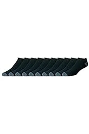 Amazon Calcetines de algodón Invisibles: cómodos, duraderos, semiacolchados Hombre, 10 Pares, , 46-48