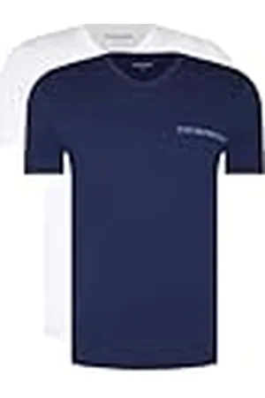 Emporio Armani Core Logoband V-Neck 2-Pack T-Shirt Camiseta, , M para Hombre