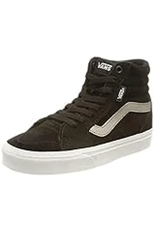 Vans Filmore Hi, Zapatillas para Mujer, (Suede Metallic) black/hematite, 36.5 EU