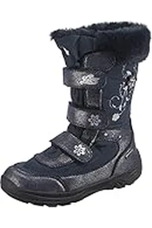 LICO Mary V, Botas para Nieve Niñas, Azul Marino, Plata Marina y Plata, 33 EU