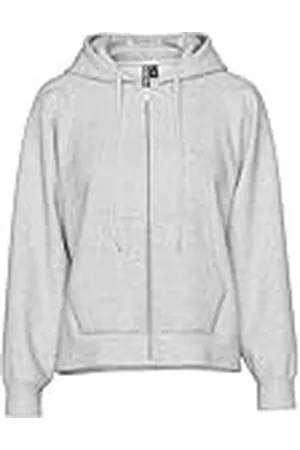 Pieces® Pcchilli Ls Zip Noos Bc - Sudadera Con Capucha Sudadera, Mujer, Light Grey Mix, XS