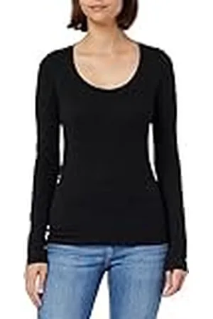 Tommy Hilfiger Mujer Camiseta de manga larga Slim Modern Basic, , L