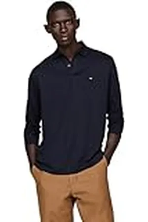 Tommy Hilfiger Polo de Manga Larga Hombre Liquid Cotton Regular Fit, , 3XL