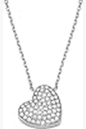 Fossil Collar con colgante para Mujer Sadie Glitz Heart de acero inoxidable, JF04674040