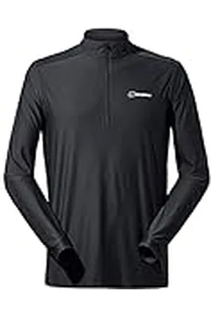 Berghaus Camiseta de Manga Larga con Media Cremallera 24/7 para Hombre