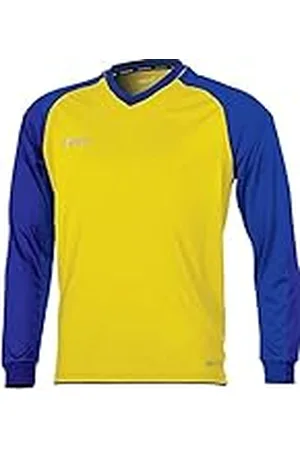 Mitre Kids Cabrio Football Match Day Shirt - Yel/Ryl, Small