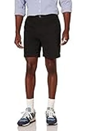 Amazon Pantalones Cortos Chinos de Corte Ajustado con Pernera de 18 cm Hombre, , 31W