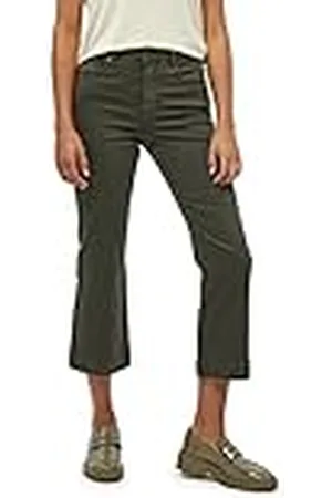DESIRES Florence Fivepocket Cropped Colour, Fivepocket crop color Mujer, Verde (Beluga Green), 48