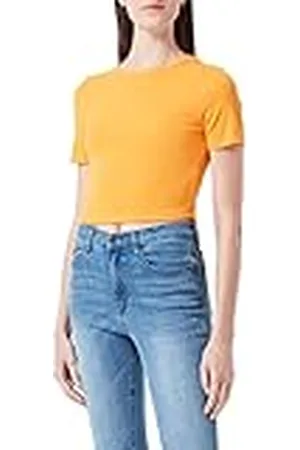 ONLY Onlemra S/S Cropped Top Jrs Camiseta, , S para Mujer