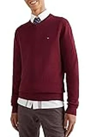 Tommy Hilfiger Pima Org CTN Cashmere V Neck Mw0mw28047 Suéter, , S para Hombre
