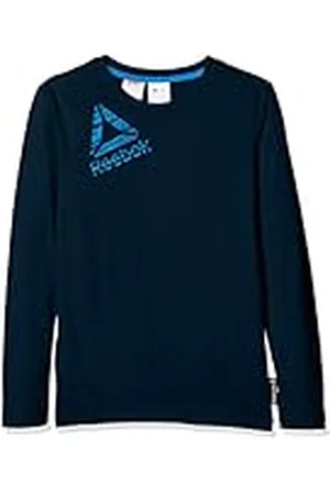 Reebok B Es Ls Camiseta Manga Larga, Hombre, Azul (Maruni), 4T