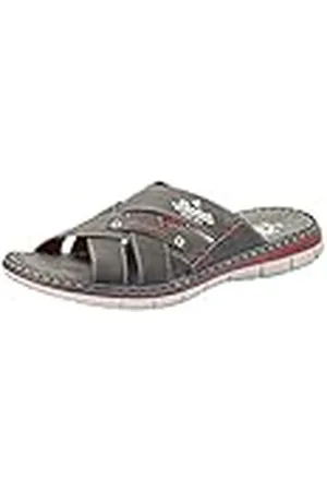 Rieker 25199, Zuecos Hombre, Grey, 46 EU
