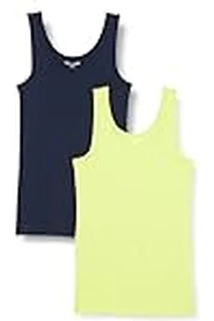 Amazon Camiseta ajustada sin mangas Mujer, Pack de 2, , XXL