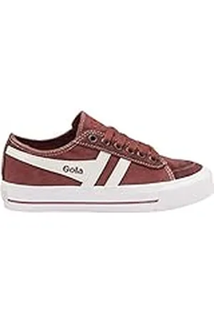 Gola Quota II, Zapatillas, Rojo (Burgundy/White Dr), 34 EU