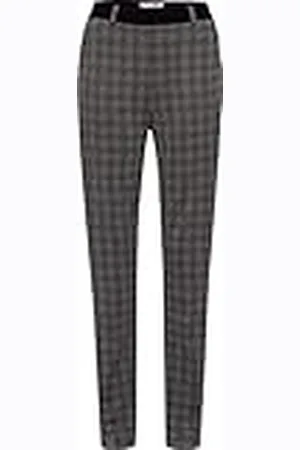 Brax By Brax Lillyth Modern Check Jersey Pantalones, , 34 W/32 L para Mujer