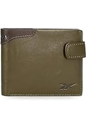 Reebok Club Cartera Horizontal con Cierre de Clic 11x8,5x1 cms Piel
