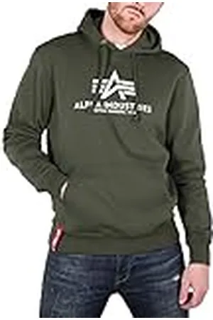 Alpha Industries Basic Hoody Sudadera, , M para Hombre