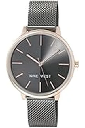 Nine West Reloj de Pulsera de Malla para Mujer