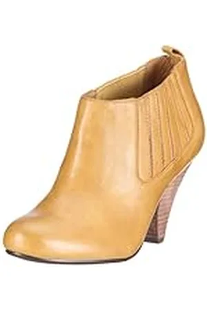 Buffalo London 110-520 Sauvage Leather Yellow 111875 - Botas de Cuero para Mujer, Color , Talla 40