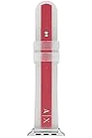 Armani Exchange Pulsera compatible con Apple Watch, 42/44/45 mm - 22 mm Multi Silicona, AXT8007