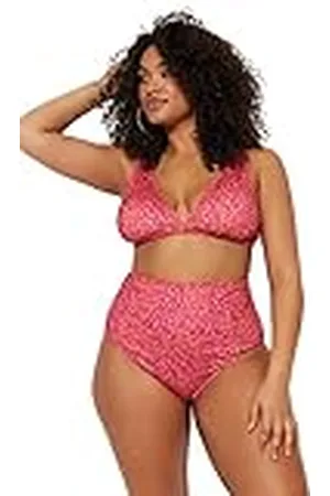 Trendyol Parte Inferior de Bikini para Mujer, Cintura Alta, Talla Grande Traje de baño, , 46