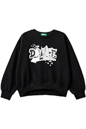 Benetton Jersey G/C M/L 3j68c10k0 Sudadera con Capucha, , 140 cm Niñas y niñas
