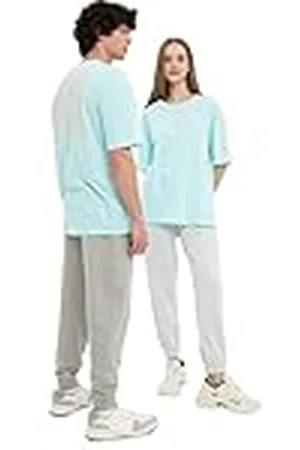 Trendyol Blue Unisex Relaxe Camiseta, , S para Hombre