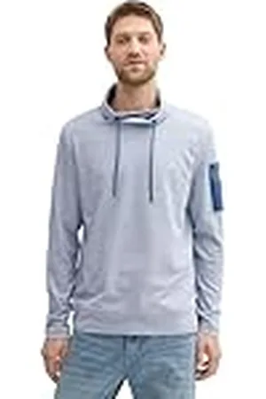 TOM TAILOR 1043377 Camiseta de Manga Larga, , L Hombres