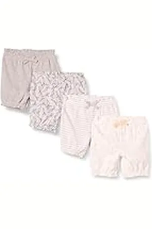 Amazon Pantalones Cortos Bombachos Bebé Niña, Pack de 4, , Prematuro